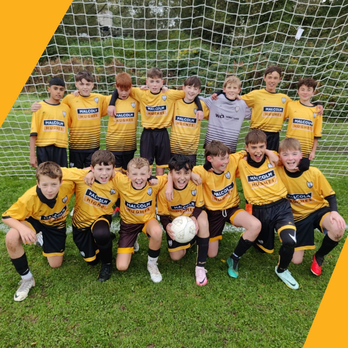 Malcom Hughes Land Surveys sponsors local junior football team
