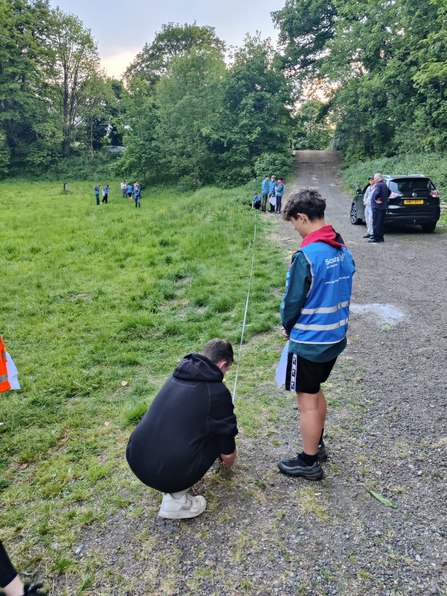 Scouts Discover Surveying in the Field