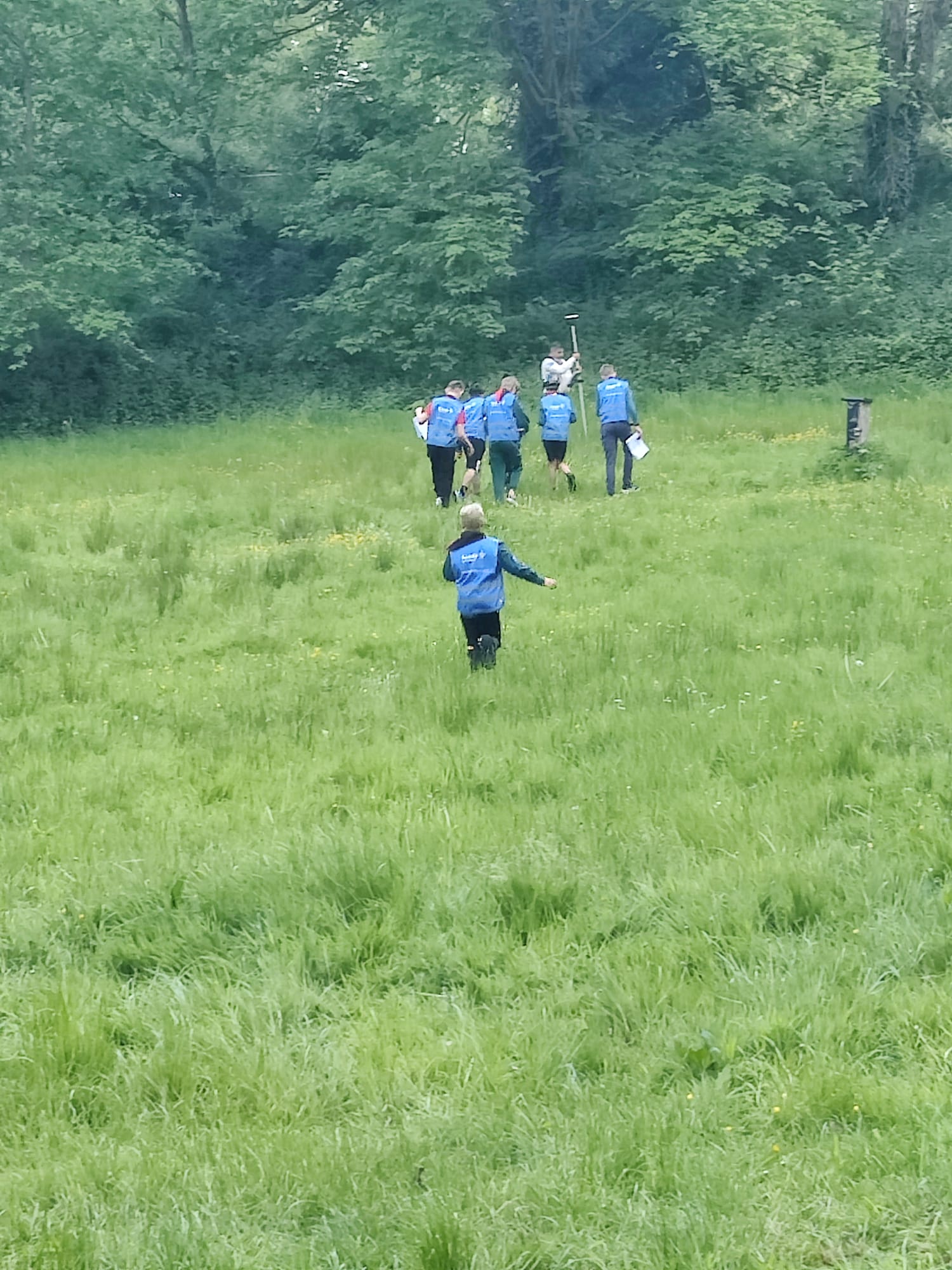 Scouts discover surveying